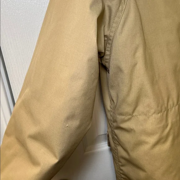Woolrich Vintage Insulated Timber Jacket Coat Men's size XL tan USA with Hood